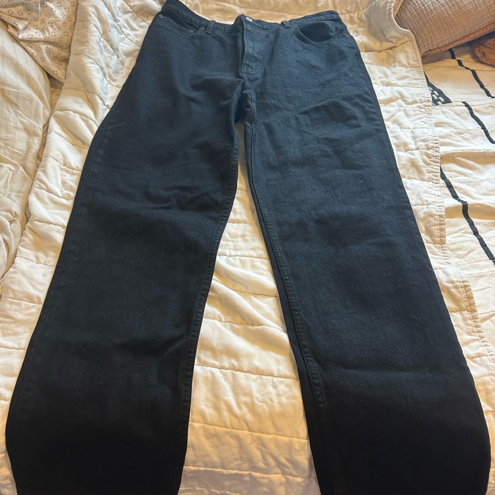 Abercrombie 90s Straight Ultra high rise denim